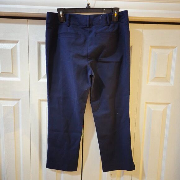 7th Avenue Design Studio Women's Navy Blue Stretch Dress Pants Size 8 - Picture 6 of 15